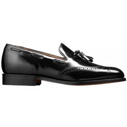 Barker 681136 Clive black tassel loafer