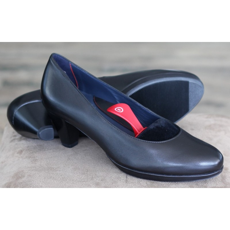 Sioux 52760 Jelana black calf court shoe