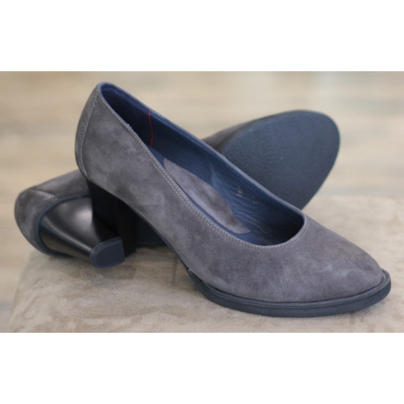 Sioux 52982 Tami stone suede court shoe