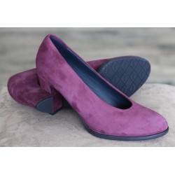 Sioux 54271 Jelly melanzana suede court shoe