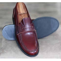 Cheaney J1299-5 Specials burgundy split-toe penny loafer