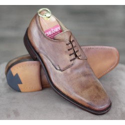 Cheaney J699-1 Factory Clearance 4 eye brown derby