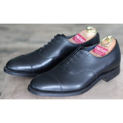 J699-31 Cheaney Factory Clearance 5 eye black plain cap oxford