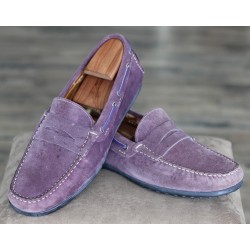Cheaney Specials J999-8 lilac suede driving shoe