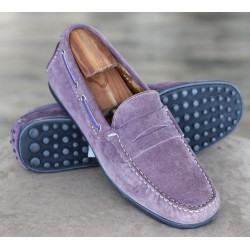 Cheaney Specials J999-8 lilac suede driving shoe