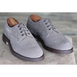 Cheaney Specials J999-32 grey suede 4 eye brogue derby