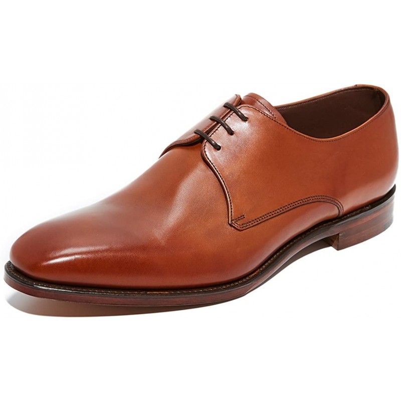 Loake *Cornwall mahogany 3 eye derby