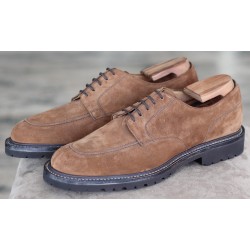Cheaney Specials J1299-25 brown suede 5 eye split-toe apron derby