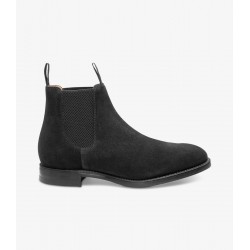 Loake *Chatsworth R black suede chelsea boot