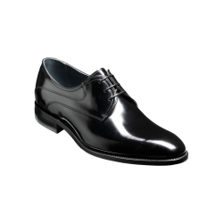 MISMATCHED:  L:9.5 R:8.5 Barker 392317 Wickham black 3 eye derby