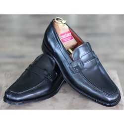 Cheaney Specials J1299-56 black split-toe apron loafer