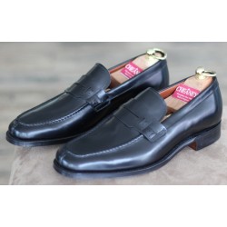 Cheaney Specials J1299-56 black split-toe apron loafer