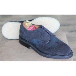 Cheaney Specials J1299-64 navy blue suede 5 eye derby