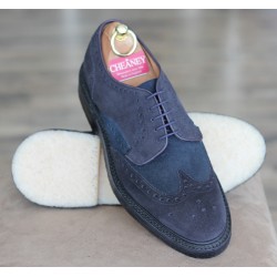 Cheaney Specials J1299-64 navy blue suede 5 eye derby