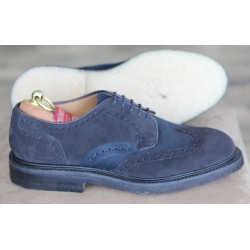 Cheaney Specials J1299-64 navy blue suede 5 eye derby