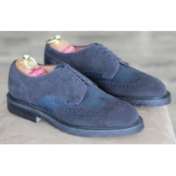 Cheaney Specials J1299-64 navy blue suede 5 eye derby