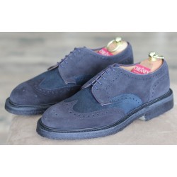 Cheaney Specials J1299-64 navy blue suede 5 eye derby