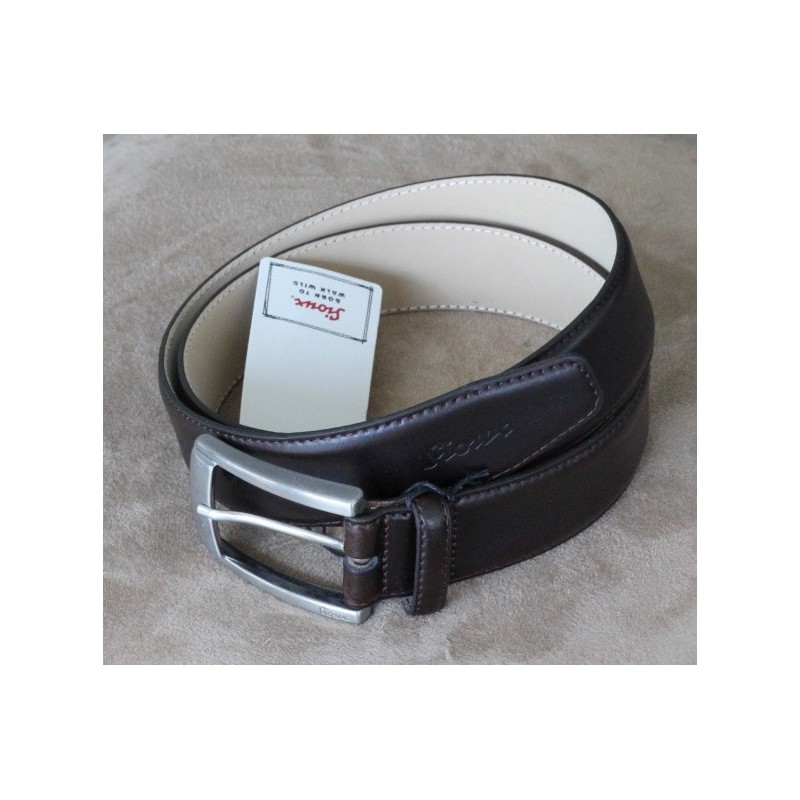 Sioux belt - Adige 80002 dark brown leather - 1.25 inch wide