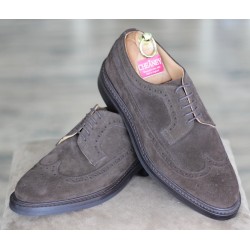 Cheaney Specials J1599-106 dark brown suede 5 eye brogue derby