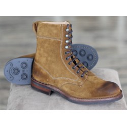 Cheaney Specials J1599-214 tan suede 10 eye lace boot
