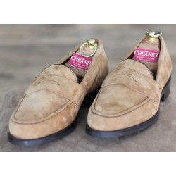 Cheaney Specials J1299-143 ginger suede saddle loafer