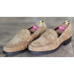 Cheaney Specials J1299-143 ginger suede saddle loafer