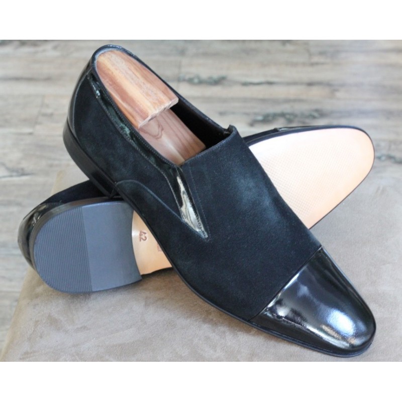 Morissette 32647 black suede/patent Morissette 32647 black suede/patent